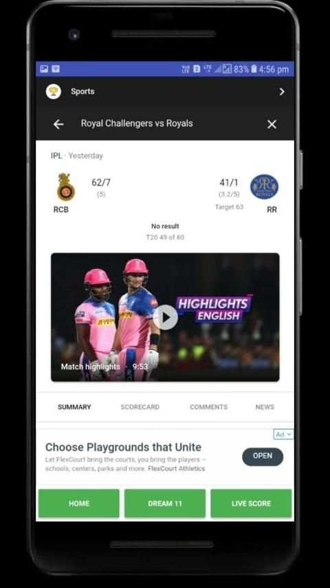 Live Cricket Scores - Crickuzz Fastest screenshot 4