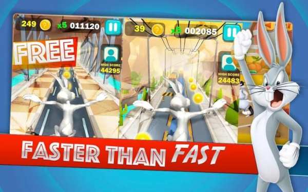 FREE LOONEY TUNES ADVENTURE DASH скриншот 2