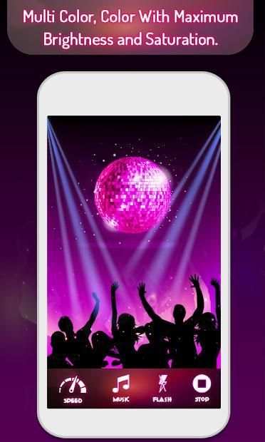 Colorful Disco Flashlight screenshot 3
