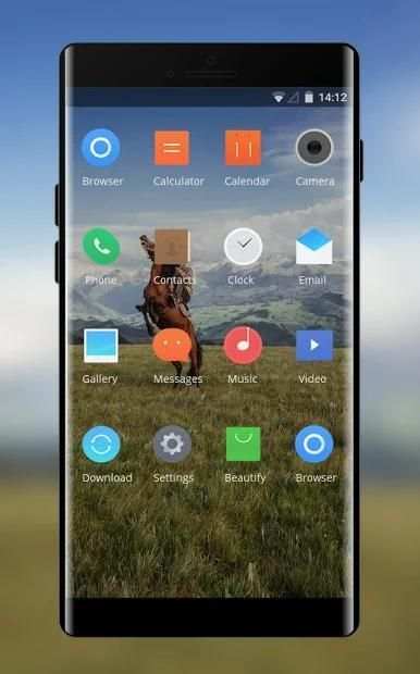 Tema untuk samsung galaxy muda 2 wallpaper screenshot 1