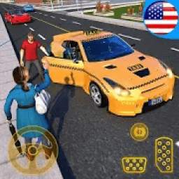 Yellow Cab American Taxi Driver 3D: New Taxi Games