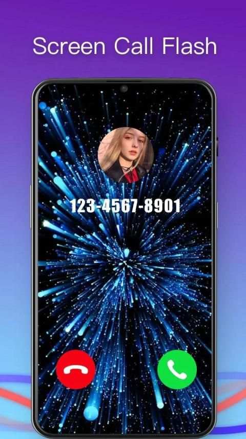 Screen Flash Wallpaper - call flash & 4k wallpaper screenshot 1