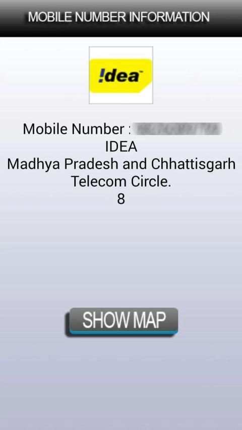 Mobile Number Locator स्क्रीनशॉट 2