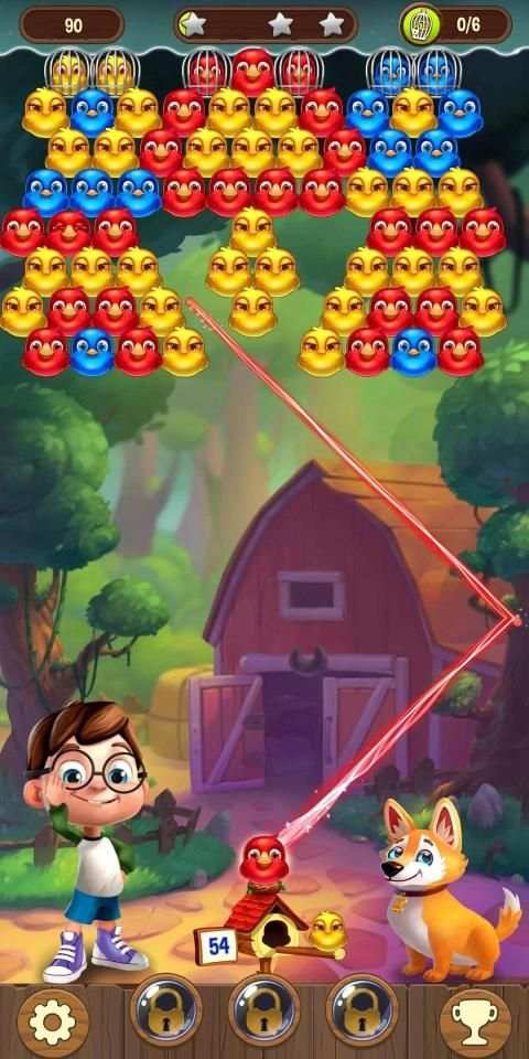 Bubble Bird Shooter - Color Bubble Game स्क्रीनशॉट 10