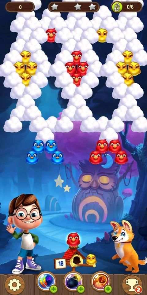 Bubble Bird Shooter - Color Bubble Game स्क्रीनशॉट 4