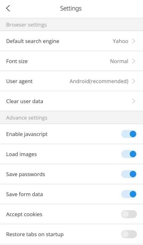 Ume Web Browser - Fast & Private & Ad Blocker स्क्रीनशॉट 3