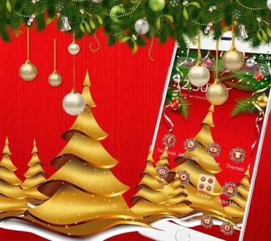 Tema Pohon Emas Chritsmas screenshot 1