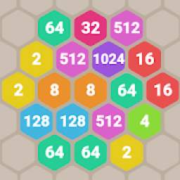 Hexic 2048 Puzzle - Hexagon Number Match,Hexa Tile