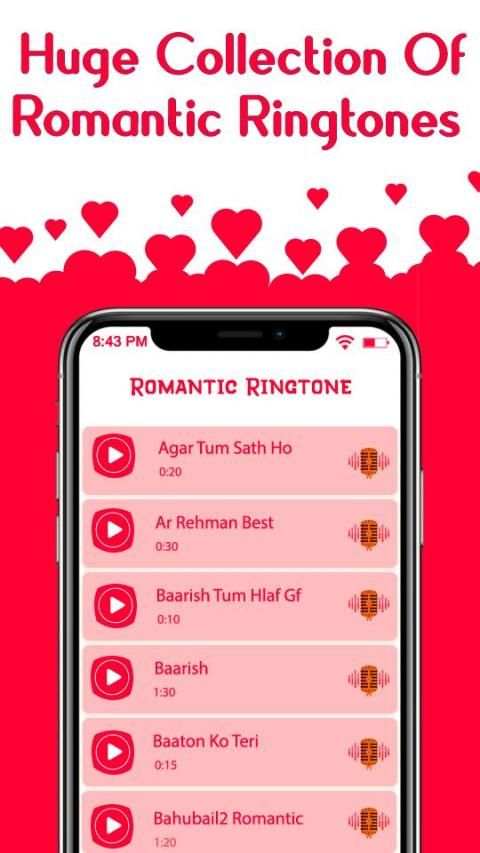 Romantic Ringtones स्क्रीनशॉट 2