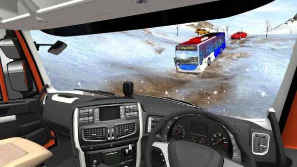 Big Mountain Snow Bus Driving Simulator 3D screenshot 10