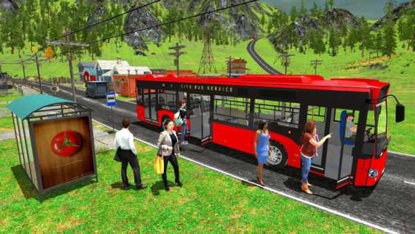 Big Mountain Snow Bus Driving Simulator 3D screenshot 13