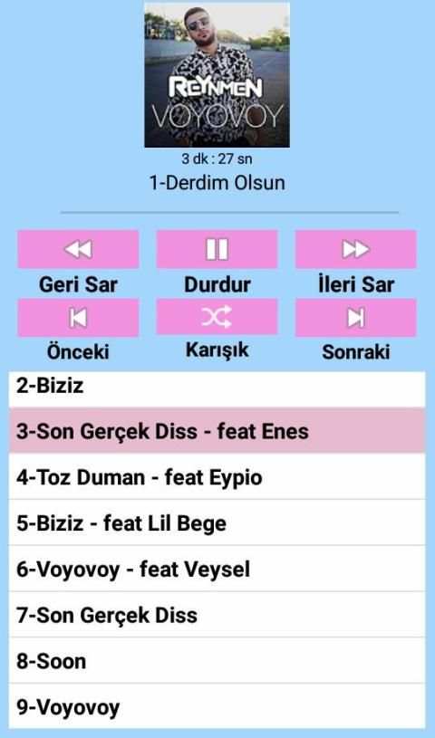 Reynmen Şarkıları (İnternetsiz) screenshot 1
