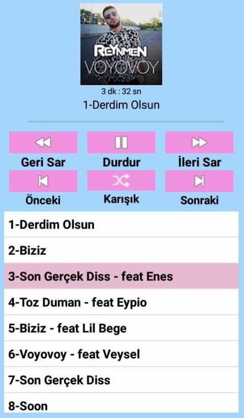 Reynmen Şarkıları (İnternetsiz) screenshot 3