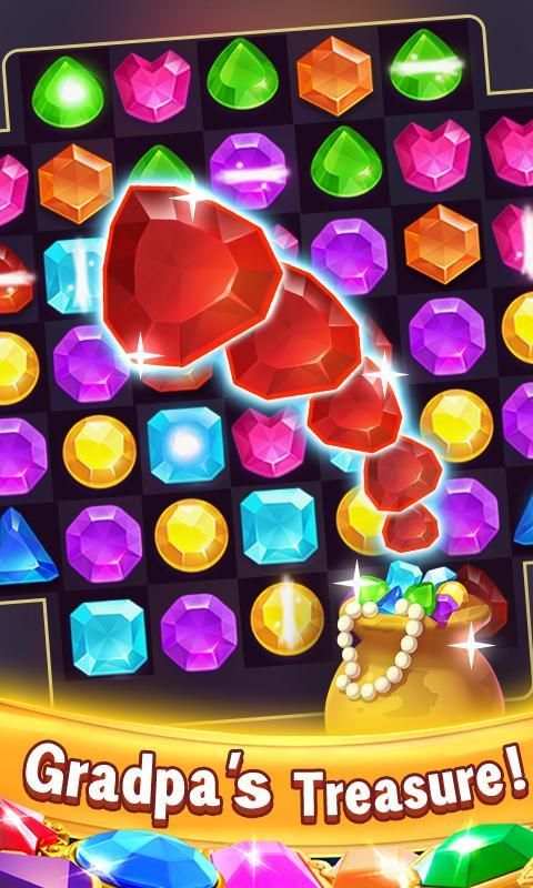 Jewels Classic - Match Free Games screenshot 1
