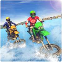 Water Surfing Bike Stunts Racing