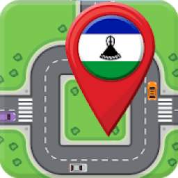 * Lesotho Offline maps and navigation GPS 3D