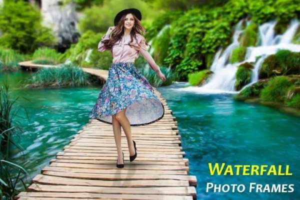 Waterfall Photo Frames -Waterfall Photo Editor स्क्रीनशॉट 1