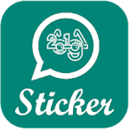 New Year Sticker For WhatsApp - Sticker Packs आइकन