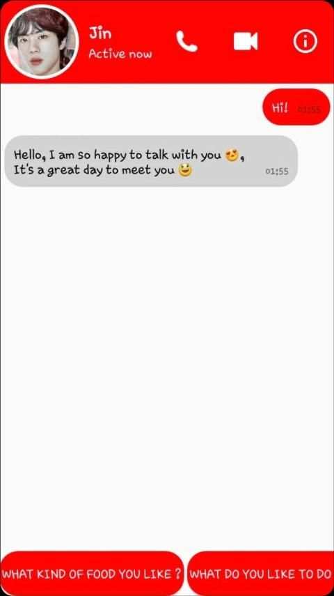 BTS Messenger 2019 *Jin* screenshot 4