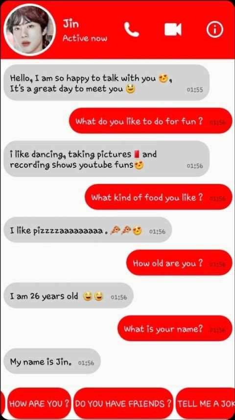 BTS Messenger 2019 *Jin* screenshot 1