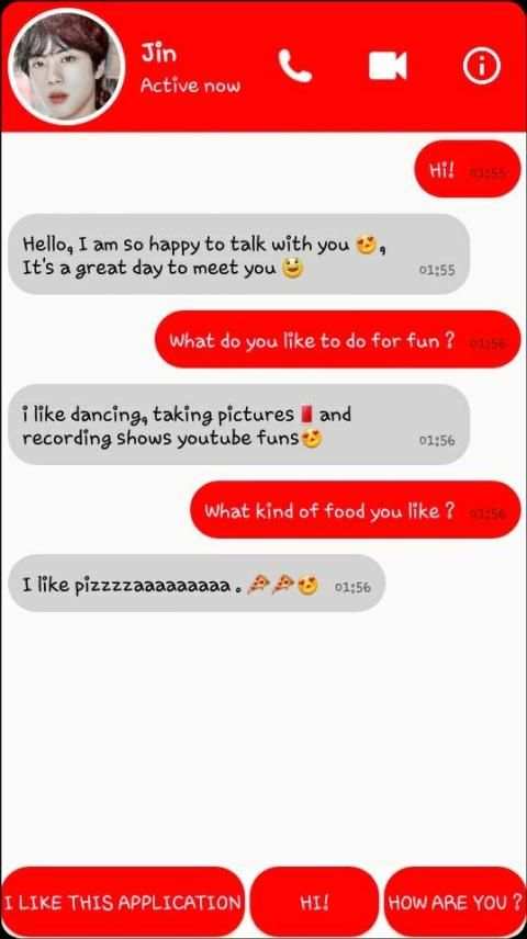 BTS Messenger 2019 *Jin* screenshot 3