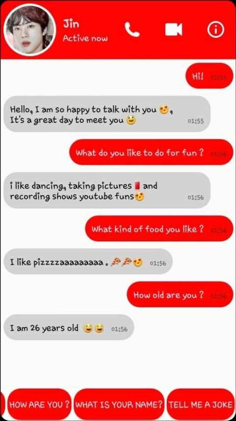 BTS Messenger 2019 *Jin* screenshot 2