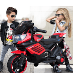 Kids Bike Photo Editor - Bike Photo Frames आइकन