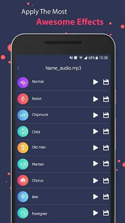 Voice Changer - Amazing Voice स्क्रीनशॉट 3