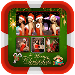 Christmas Video Slide Show Maker Video Status आइकन
