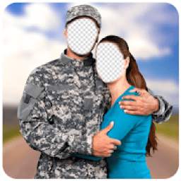 Army Couple Photo Editor - Couple Photo Frames