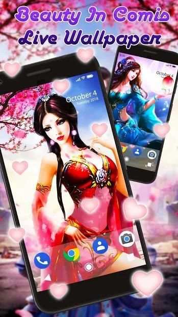 Beauty in Comics APUS Live Wallpaper screenshot 2