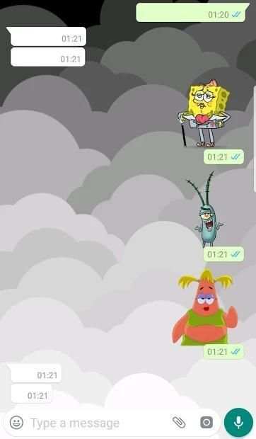WAStickerApps - Stickers for WhatsApp Spongebob screenshot 2