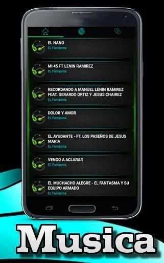 Musica de El Fantasma Gratis screenshot 2