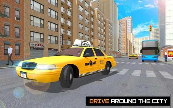 City Taxi Drive Parking Game 3D screenshot 3