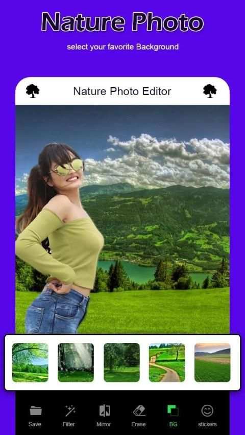 Nature Photo Editor App screenshot 4