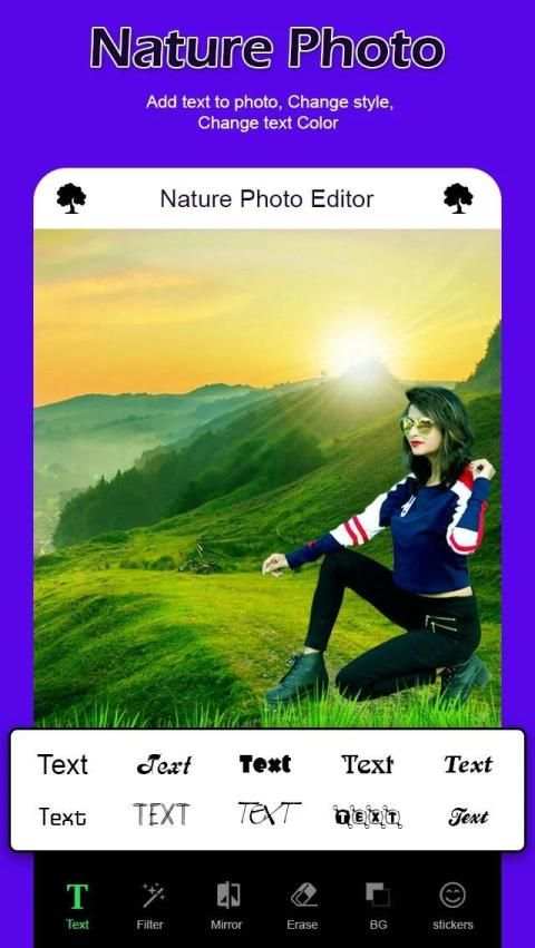 Nature Photo Editor App screenshot 2