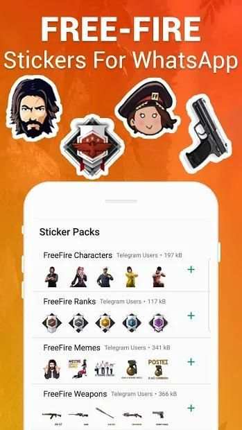 Free Fire Stickers for WhatsApp (WastickerApps) screenshot 2