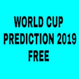 WORLD CUP PREDICTION 2019 FREE