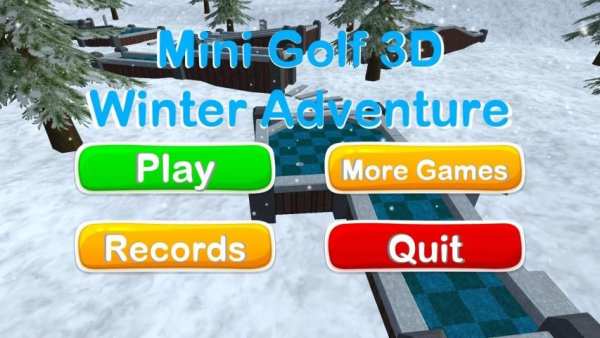 Mini Golf 3D Winter Adventure स्क्रीनशॉट 13