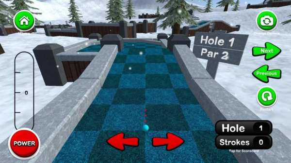 Mini Golf 3D Winter Adventure स्क्रीनशॉट 16