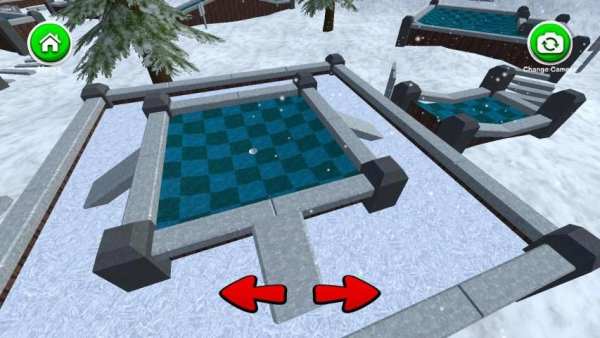 Mini Golf 3D Winter Adventure स्क्रीनशॉट 1