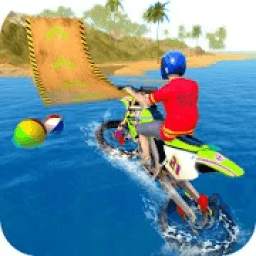 Water Surfer Motorbike Stunts