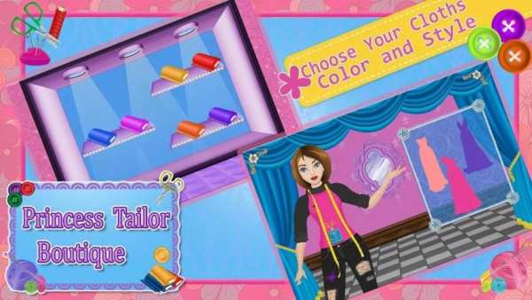 Princess Tailor Boutique Games screenshot 4