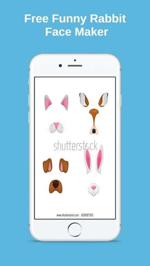 Funny Rabbit Face Maker-Free Funny Face Maker screenshot 2