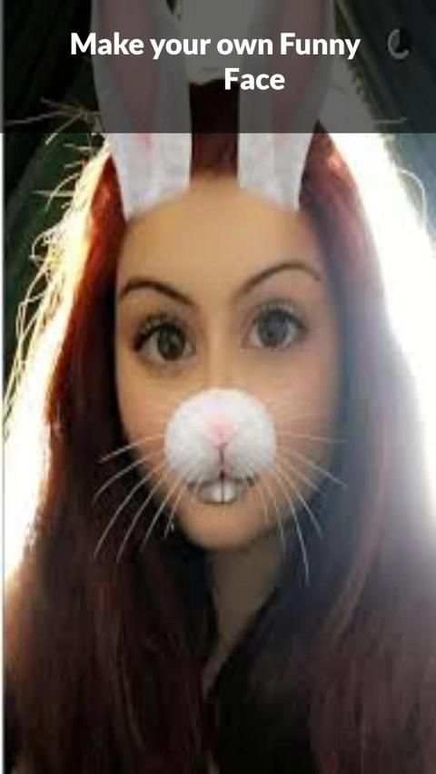 Funny Rabbit Face Maker-Free Funny Face Maker screenshot 1
