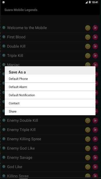 Suara Mobile Legends Lengkap screenshot 1