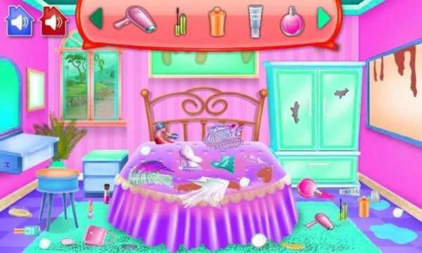 Clean up the beautiful princess room screenshot 4