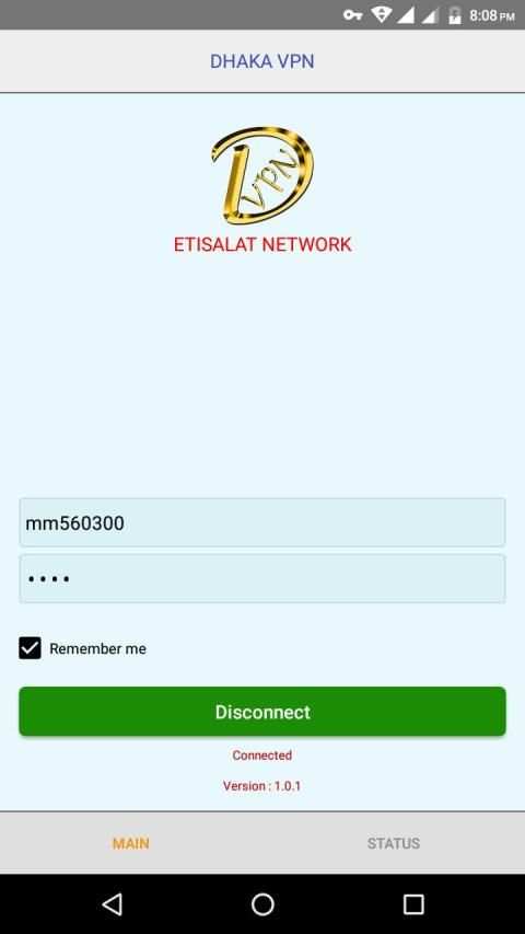 DHAKA VPN screenshot 2