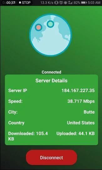 Hidden VPN PRO Free 2019 screenshot 5