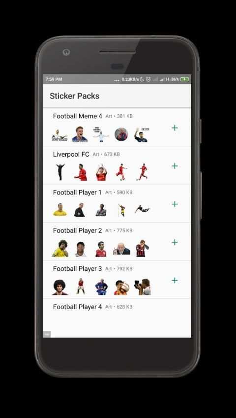 Football Stickers for WhatsApp - WAStickerApps screenshot 7